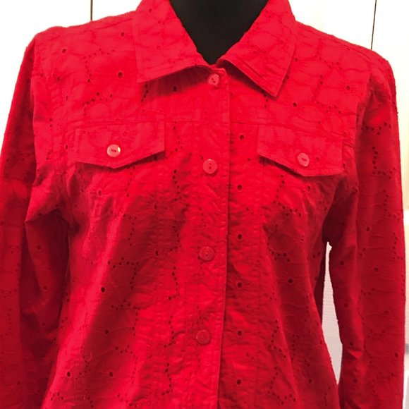 Red NorthStyle cotton jacket, size M - Picture 1 of 4